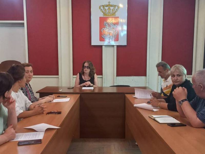 ცაგერის მუნიციპალიტეტის საკრებულოს ჯანდაცვისა და სოციალურ საკითხთა კომისიის სხდომა